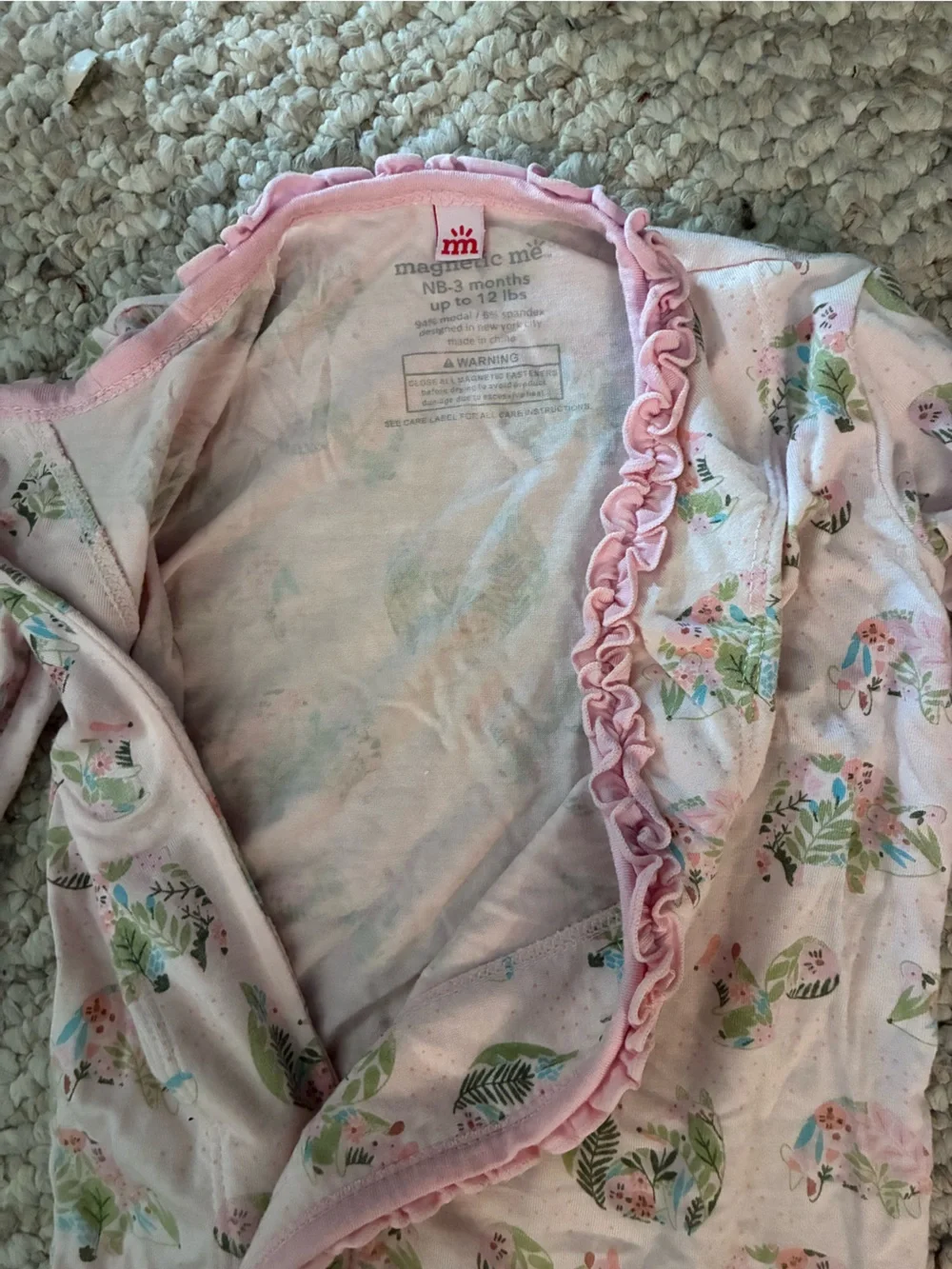 Magnetic Me and Kickee Pant Newbirn Sleep Gown
